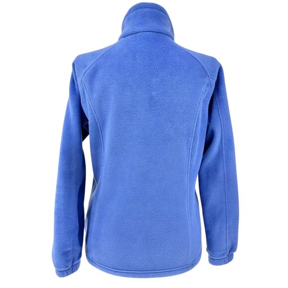 Columbia Fleece Jacket Womens L Blue Full Zip Cozy Warm Lightweight Polyester - Picture 2 of 10